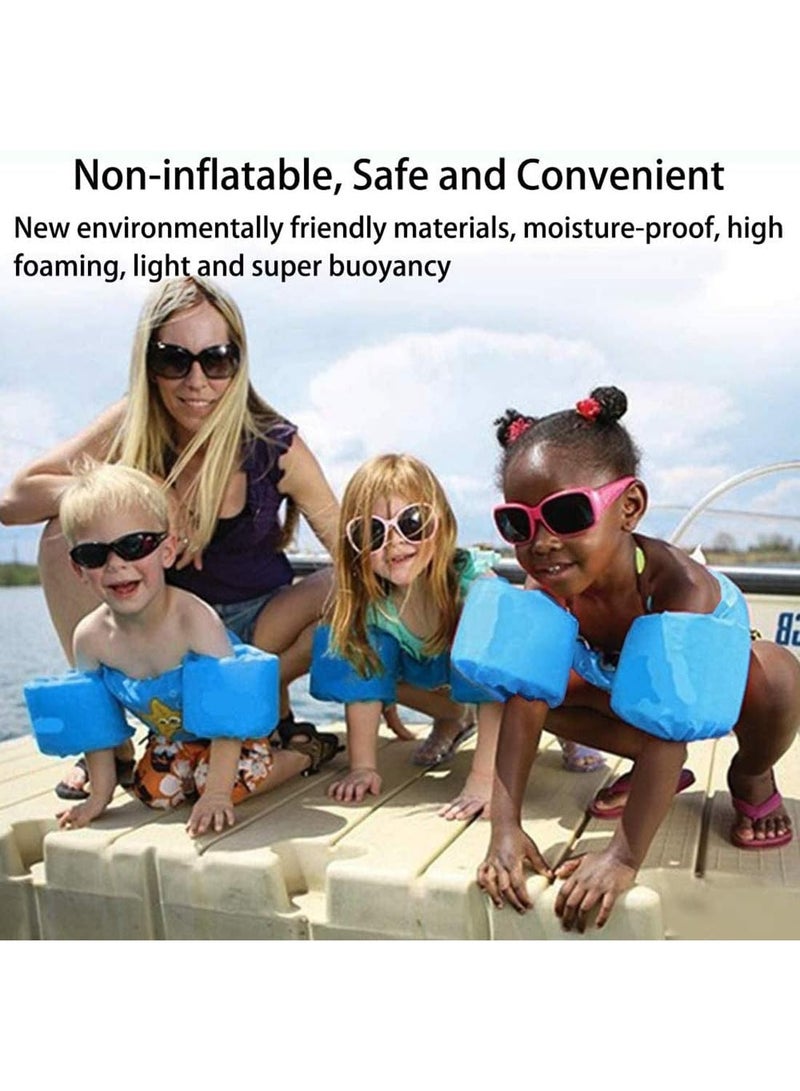 TAPIT Toddler Swim Vest Kids Water Wings Arm Floaties for 30-55 Pounds Infant Safety Swim Aid Jumper Inflatable Swim Arm Bands Float Sleeves Swimming Armbands for Sea/Pool/Beach/Training (Starfish) - Image 5